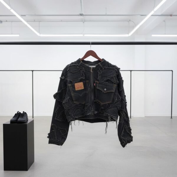 Veste crop reworked Levis
