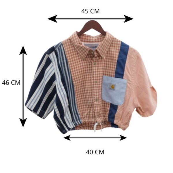 Chemise crop reworked Carhartt – Image 3