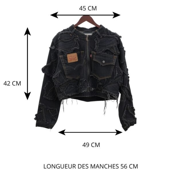Veste crop reworked Levis – Image 2