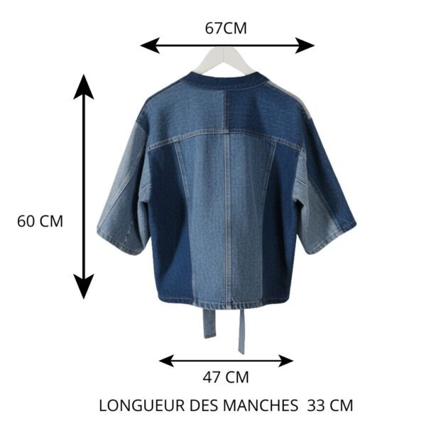 Kimono Crop Reworked Levi’s – Image 3
