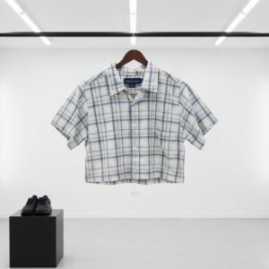 Chemise crop reworked Ralph Lauren