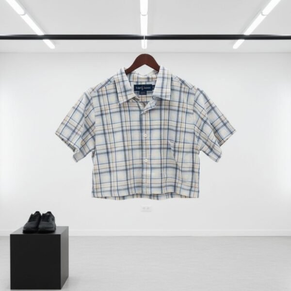 Chemise crop reworked Ralph Lauren