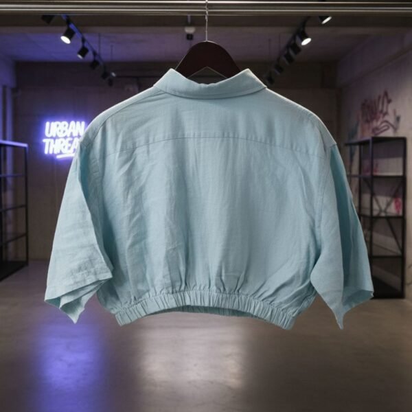 Chemise crop reworked Ralph Lauren – Image 2